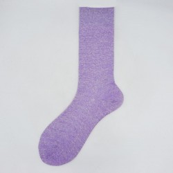 Calza da uomo corta in lino e cotone tinta unita N°40