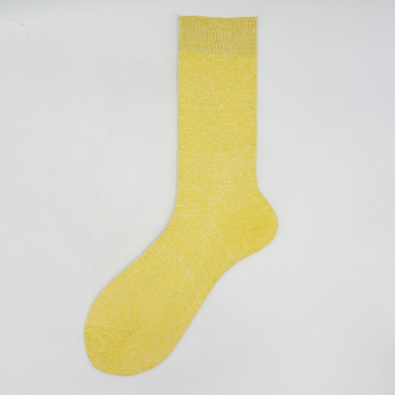 Calza da uomo corta in lino e cotone...