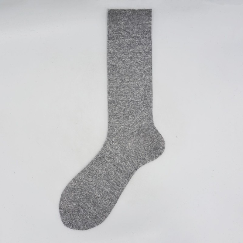 Calza da uomo corta in lino e cotone...